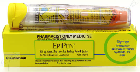 EpiPen® 0.3mg/0.3ml Injection [EXPIRY: END OF JUL 2025] (PHARMACIST MEDICINE)